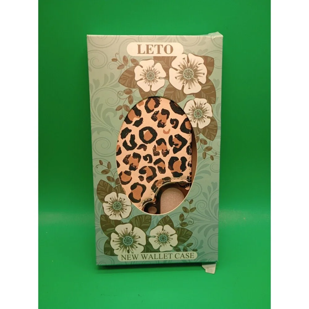 LETO Leopard Print New Wallet Phone Case